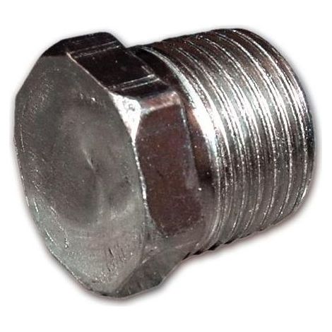 RACCORDO ACCIAIO ZINC.TAPPO MASCHIO ESAG.3/4""" FIG.290 (1/2)