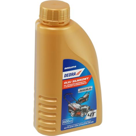 Olio per tosaerba DEDRA 4T 0,6L - API SG/CF/CD, SAE J300