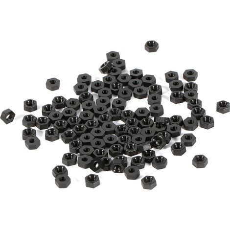 100pcs Entretoises nylon mâle/femelle M2 M3 M4 + vis (1/3)