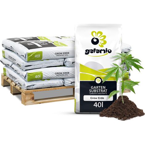Galamio Grow Erde 40l x 12 Sack 480l 12er
