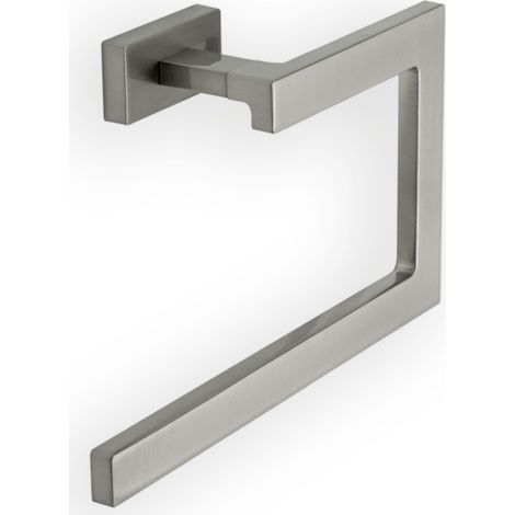 Inda - Porta asciugamani ad anello Lea nickel spazzolato (1/2)