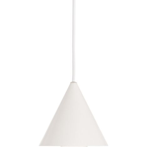 Sospensione Industrial A-Line Metallo Bianco 1 Luce Gu10 7W 3000K Luce Calda (1/2)
