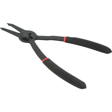 Pince à circlips extérieurs Toivize 23 cm tête droite acier robuste prise ferme confortable outil réparation automobile professionnel (1/5)