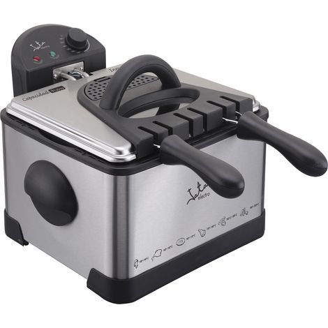 JATA FREIDORA FR700 4L 2CESTOS 2000W INOX (1/5)