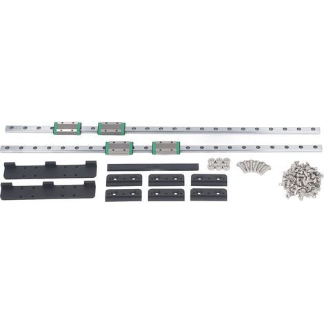 GARRYFIZH Kit de guidage de Rail linéaire pour imprimante 3D, axes Y, haute précision, faible bruit, pour Neptune 3 PLUS 4 Plus