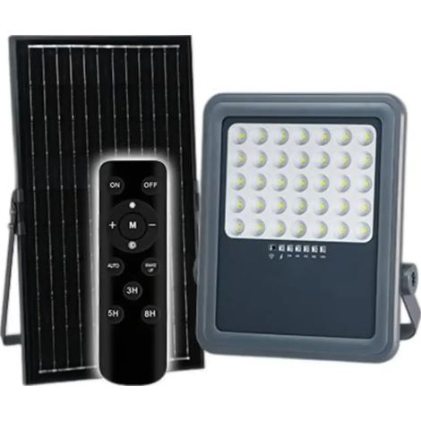 PROIETTORE SOLARE LED 200W + Crepuscolare