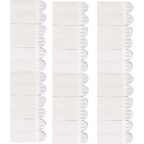 Bandes adhésives pour cadres photo, 24 paires (48 bandes), fixations pour cadres, bandes adhésives pour photos, affiches et cadres (1/5)