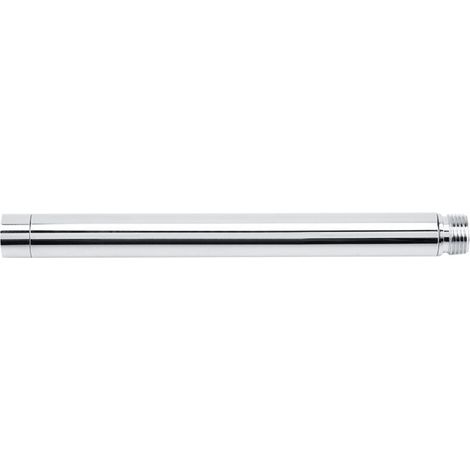 ,Accessoire de salle de bain Tube d'extension de douche rond en acier inoxydable 201 de 8 pouces avec chromage