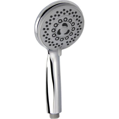 Pommeau de douche + flexible de douche de 2 mètres, pommeau de douche anticalcaire, accessoires universels, 5 modes, haute pression, économie d'eau (1/5)