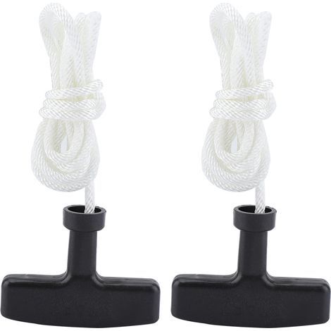 2 pièces Tondeuse à Gazon Cordon de Traction 1.5 m Cordes de démarrage démarreur poignée Tondeuse à Cordes pièces de Rechange Tondeuse Accessoires. (1/5)
