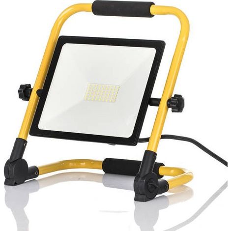 Proiettore Led 50W 4000Lm C/Piedistallo Cavo Mt.1,5 (Ecova Cod. 25438)
