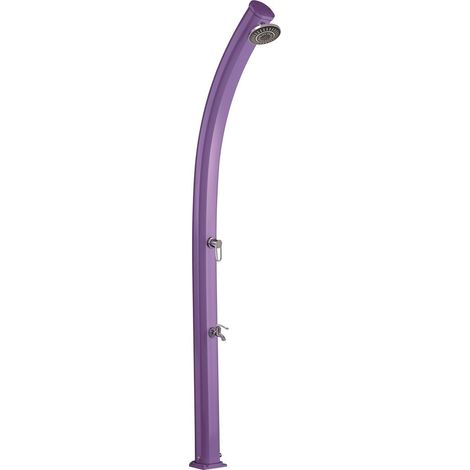 Solardusche Jolly 25L Formidra 233x15x16.5cm- Violett - Fußspülung, Duschkopf und Mischbatterie -. - Farbe Violett