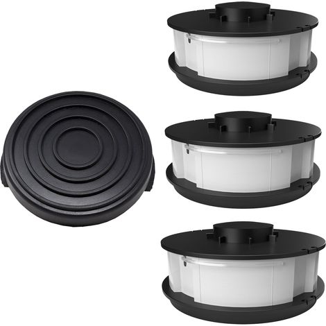 3 bobines 1 capot adapté au fil de coupe-herbe électrique ALDI Gardenline GLR 450 (1/5)