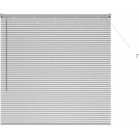 Maison Exclusive - Tendaggi a veneziana Argento 130 x 130 cm Alluminio