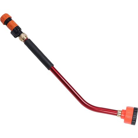 Adjustable Water Sprayer Wand Durable High Rise Stick Sprinkler Aluminum Alloy Plastic Plant Watering Wand for Garden Yard Farm G3/4 400Mesh 60cm (1/5)