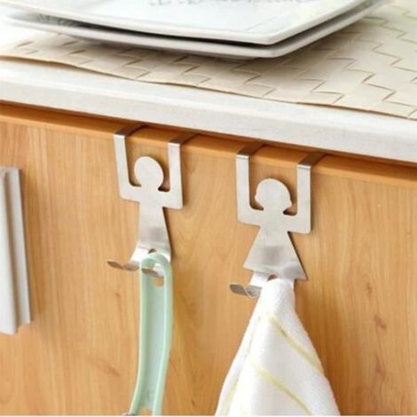 Support mural - - 2 pcs Stuc VENTOUSE - Blanc - Acier inoxydable - ABS (1/4)
