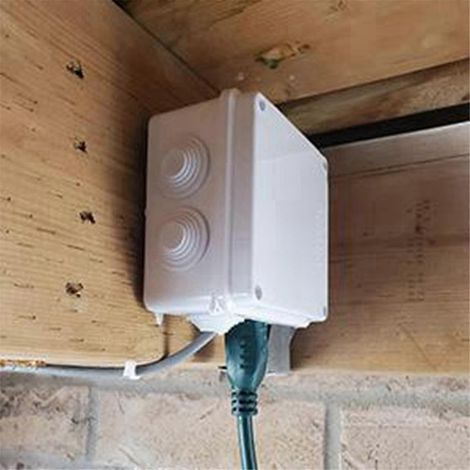 IP65 wasserdichte und staubdichte Anschlussdose für Innenprojekte, weiß (1/5)