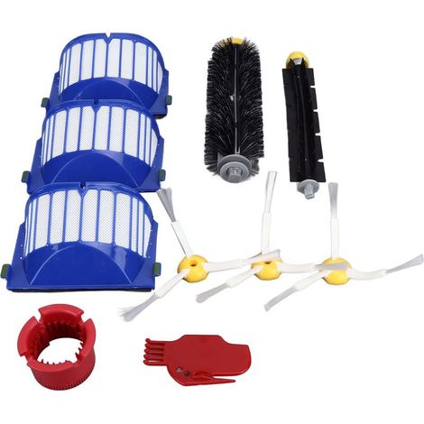 Jeux de remplacement avec brosses latérales et filtres pour Roomba 600 675 690 670 671 (1/5)