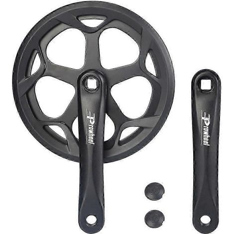 Pédalier carré PROWHEEL 170 mm pour vélos, manivelles en alliage d'aluminium, 52 dents (1/5)