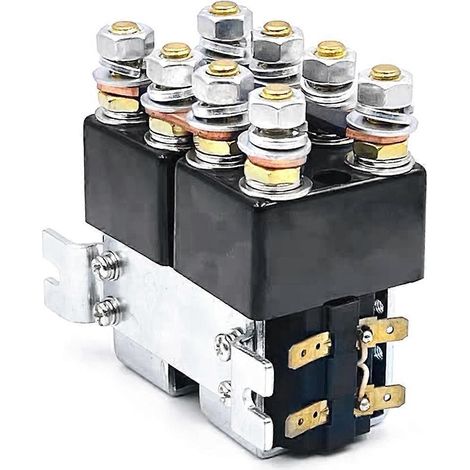 Contacteur 24 V CC pour moteur de chariot élévateur, chariot élévateur électrique, grappin - Noir (1/5)