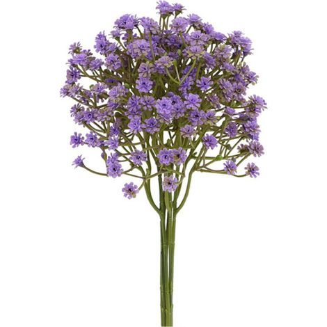 Hariumiu 6 künstliche Schleierkrautblüten, naturgetreu, farbecht, wiederverwendbar, fein gearbeitet, perfekt für die Heimdekoration.