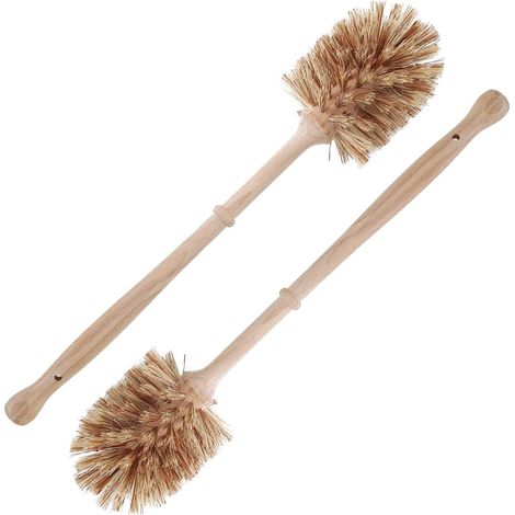 Brosse WC lot de 2 nettoyage accessoire salle de bain (1/4)