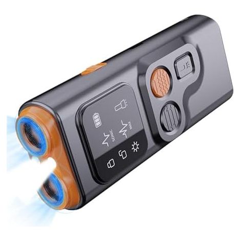 Dispositif anti-aboiements rechargeable pour chiens d'intérieur, avec écran HD et lampe torche LED. (1/5)