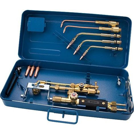 Garniture de soudure et de decoupe avec ailettes, avec boite de stockage soudure 1,0-4mm coupe 3-100mm