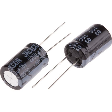 Condensateur RS PRO 2200µF, 16V c.c.