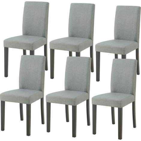 Juego de 6 sillas de comedor gris claro 030009898 (1/5)