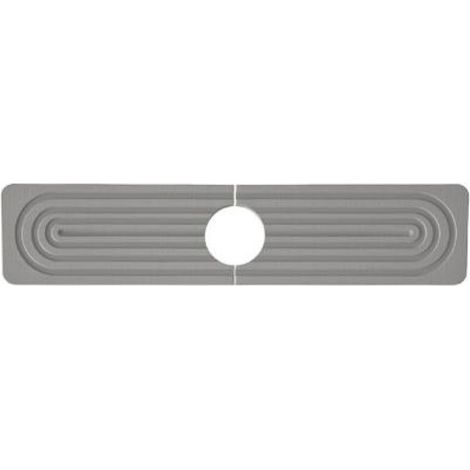 Tapis de cuisine absorbant, terre de diatomées, anti-éclaboussures, séchage rapide, convient pour évier de cuisine, camping-car, plan de travail de salle de bain (gris, 60 x 10 cm) (1/5)