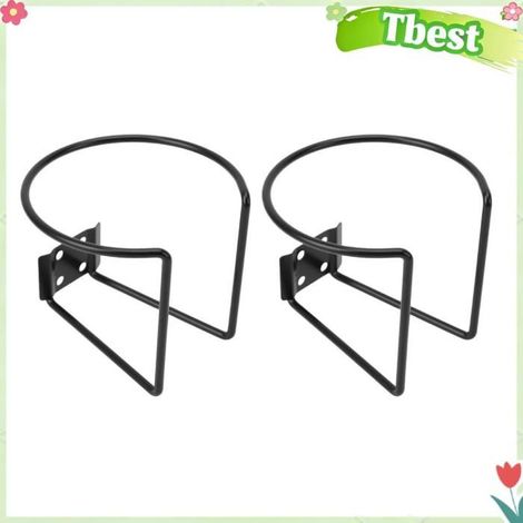 Tbest Porte-gobelet de bateau 2 Porte-gobelets En Acier Inoxydable Pour Bateau Universel Multifonctionnel meuble rangement Noire (1/5)