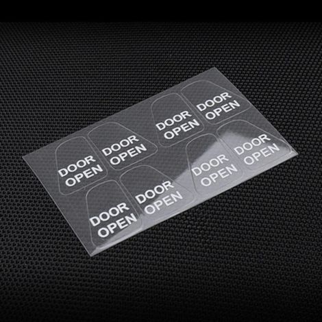 (8 autocollants lumineux blancs pour boutons d'ouverture de porte) compatibles avec les boutons d'accoudoir, de lève-vitre et de commande de la vitre arrière des Tesla Model S 2023. Accessoires de rap (1/4)