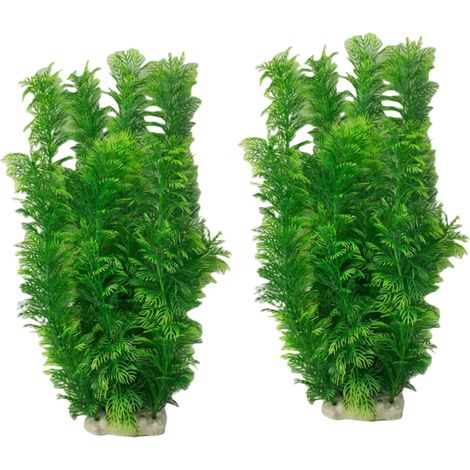 juegos de plantas acuáticas artificiales - pino verde doble