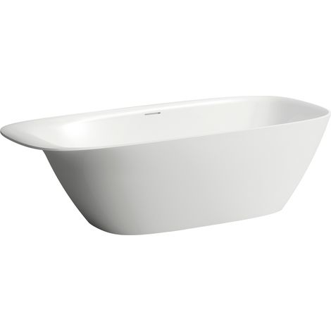 LAUFEN INO Baignoire 1800x800x520 en pose libre ovale blanche (1/3)