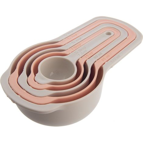 Juego de tazas medidoras de cocina para medir ingredientes y cucharas 5 piezas (1/5)