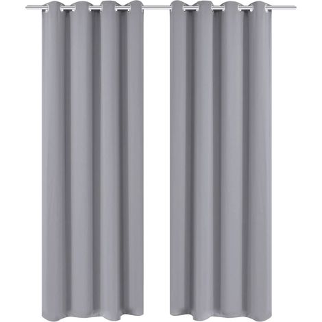 Maison Exclusive - Verdunkelungsvorhang mit Metallösen 270 x 245