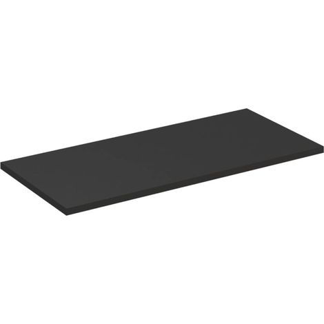 Plan vasque noir SAVIA 120 cm – Plateau de 120 cm pour meuble sous vasque