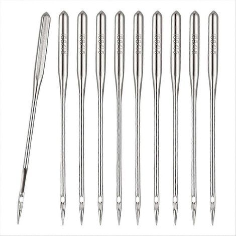 150 aiguilles de machine à coudre robustes pour tissus épais, cuir et jeans, compatibilité universelle (1/5)