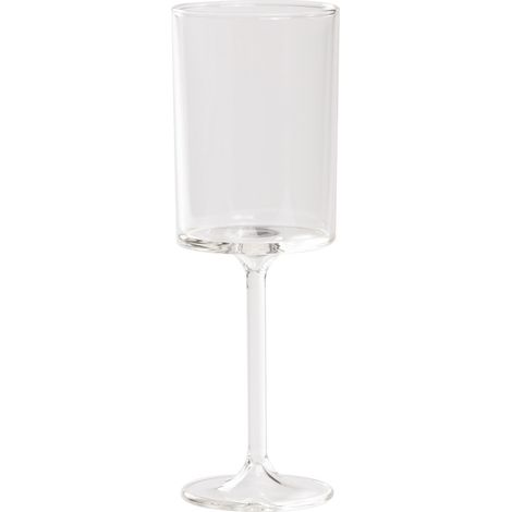 Discobolo Verre À Vin Blanc En Verre Borosilicate Soufflé, Lot De 4 Pièces, Design Élégant Avec Fond Transparent, Capacité 31 Cl (1/2)