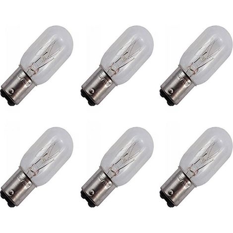 Multipack da 6 lampadine wimex 15 w per macchina da cucire 220-240 v 4030021