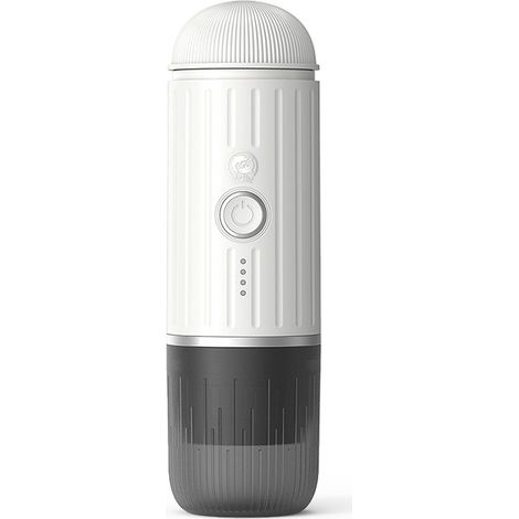 Machine à café expresso électrique portable, système d'extraction 2 en 1 à chauffage automatique rapide, compatible avec le café moulu et les capsules NS, idéale pour les voyages, la voiture, la rando (1/5)
