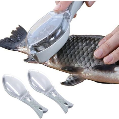 Fischschuppenschaber (einteiliges Set), professioneller Schaber zur Reinigung von Fischschuppen, geeignet für Haushalt, Küche und Gastronomie, Küchenhelfer - Crezuo