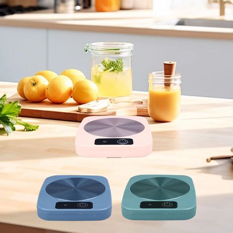 Intelligenter elektrischer Tassenwärmer mit 55℃-Konstantthermostat und USB-Anschluss für Kaffee und Tee (PP) (1/5)