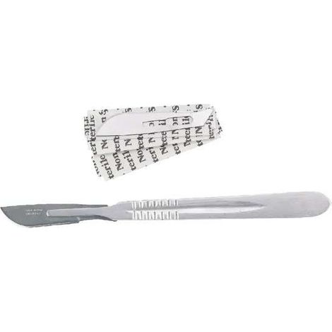 Bistouri manche + 5 lames n° 22 scalpel cutter de précision couteau découpe précise