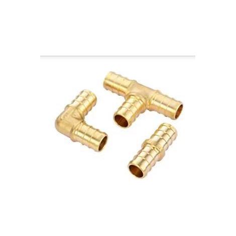 EASYCOMFORT 3/4 "raccord pex raccord coudé té trois pièces F1807 raccords de tuyauterie standard américains sans plomb (1/3)