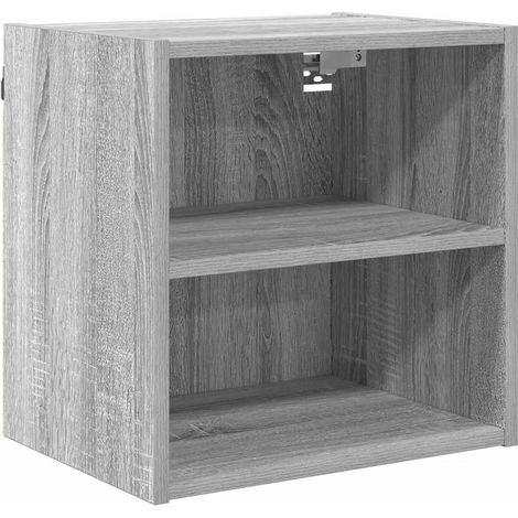 Armario colgante moderno almacenamiento eficiente 40 x 29,5 x 40 cm de madera contrachapada gris sonoma 020053462 (1/5)