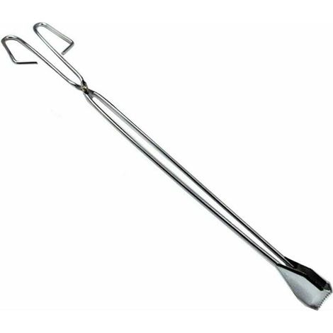 Ensoleille – Pince à déchets 32 cm – Acier inoxydable – Ramassage sécurisé d'objets dangereux – Pour verre brisé et ordures (1/5)