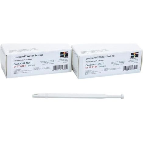COMBIPACK (H1 + H2) 100 + 100 Pastiglie Reagenti TH Calcio per Analisi Durezza Acqua Piscina Lovibond per Fotometro Elettronico Scuba / MD / PM600 / Multidirect (1/2)