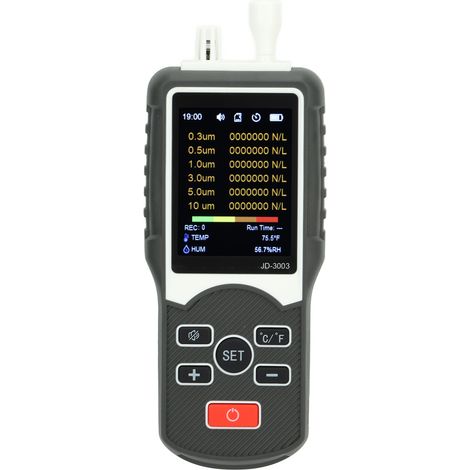 Compteur de particules de poussière, testeur professionnel de particules fines, moniteur de qualité de l'air pour l'intérieur et l'extérieur (1/5)